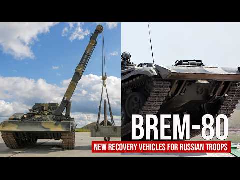 Russia Boosts Frontline Power: New Cutting-Edge Modernized BREM-80 Recovery Beasts to Troops
