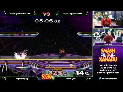 S@X weekly - Plank (Sheik) Vs  BigWenz (Doctor Mario) Melee Singles Bracket - SSBM