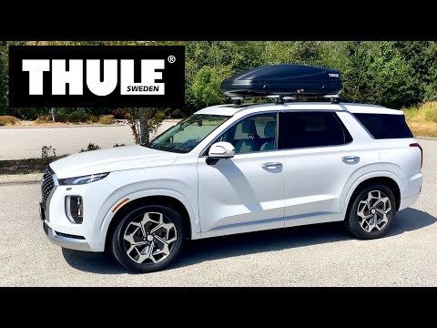 Thule Wingbar Evo & Thule Cargo Box Install 2020-2023 Hyundai Palisade