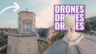 Drones Drones Drones | FPV Drones flying around Statues