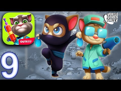 TALKING TOM CAMP Gameplay Part 9 - Episode 4 Hero Wanted (iOS Android)