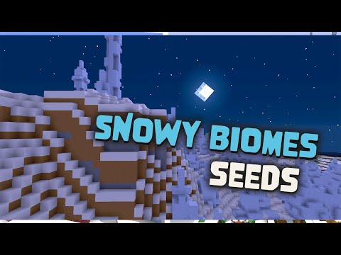 🔥 Top 4 Snowy Biomes Seeds for Minecraft Java Ed!