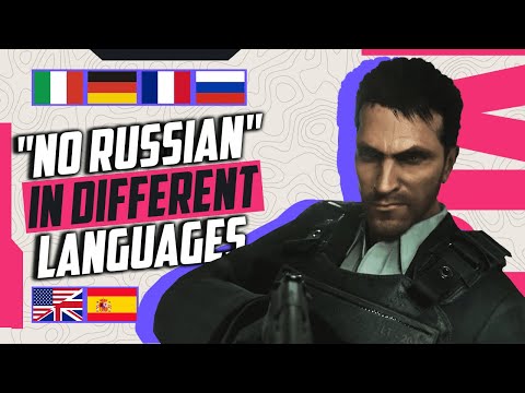 ''NO RUSSIAN'' in Different Languages