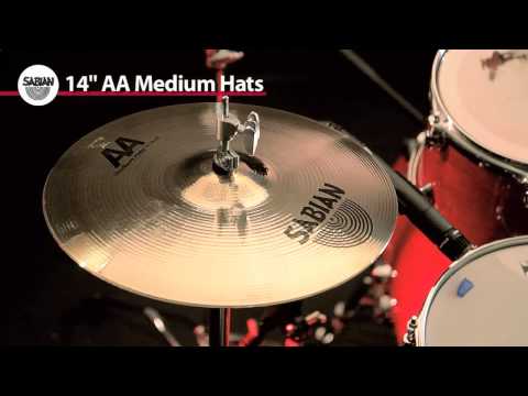 Sabian 21402 14" AA Medium Hi Hats Pair image 2