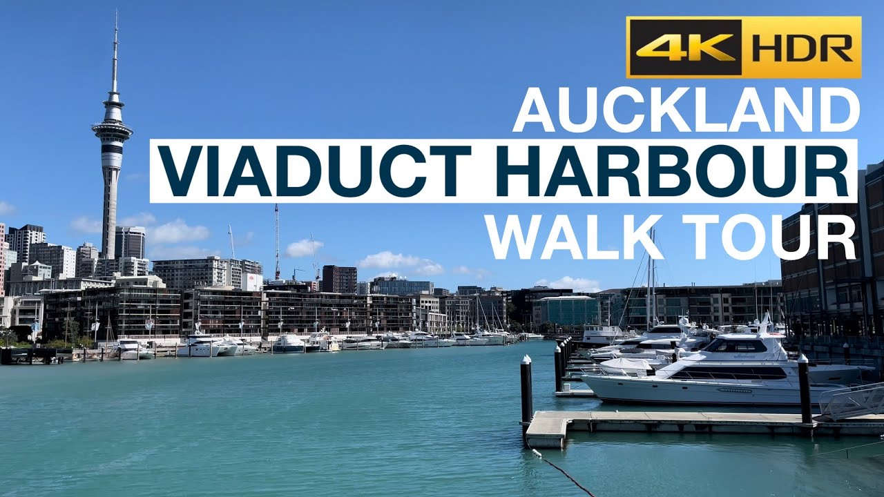 Experience a virtual walking tour of Viaduct Harbour.