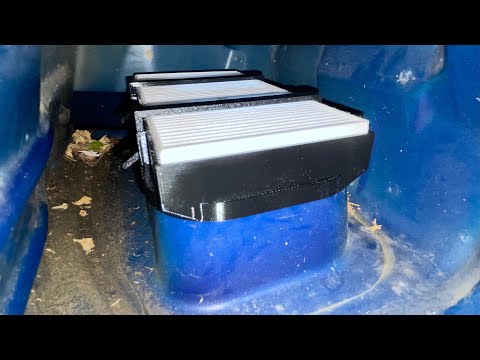 Installing an aftermarket cabin air filter in a 2004-2012 GMC Canyon or Chevy Colorado