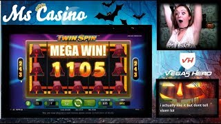 SUPER MEGA WiN on Twin Spin on Vegas Hero!! 18 +