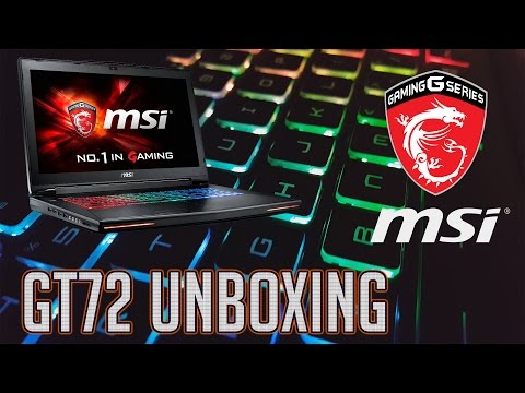 MSI GT72 6QD Dominator - Laptop Unboxing - Quick Review