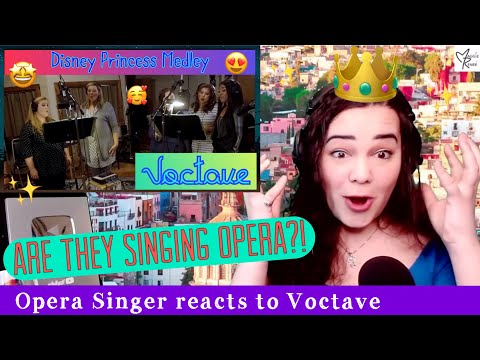 Opera Singer Reacts (1st time) to Voctave - Disney Princess Medley