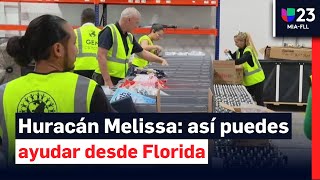 Huracán Melissa golpea Jamaica: Miami-Dade y Broward activan ayuda urgente