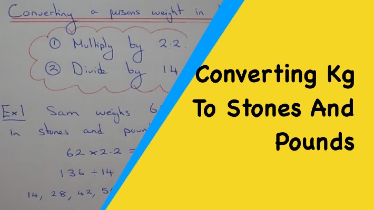 Watch video A Quick Method To Change A Persons Weight From Kilograms Into Stones And Pounds Now A Quick Method To Change A Persons Weight From Kilograms Into Stones And Pounds