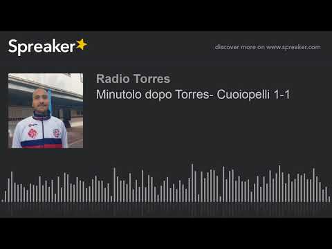 Minutolo dopo Torres- Cuoiopelli 1-1