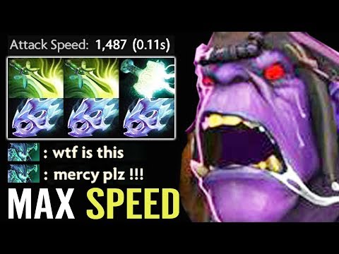 Dota WTF 10 Hit/Second MAX Attack Speed Tactic is The Best! EPIC 1400 GPM Alchemist 7.20