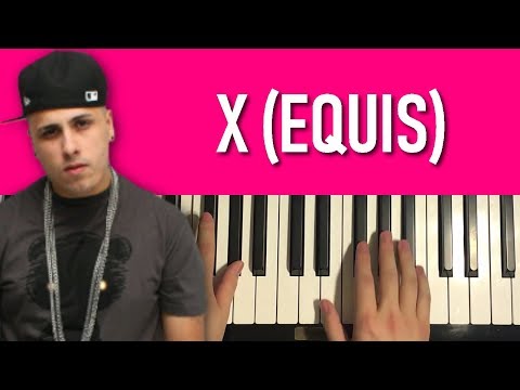 HOW TO PLAY - Nicky Jam, J Balvin - X (Equis) (Piano Tutorial Lesson)