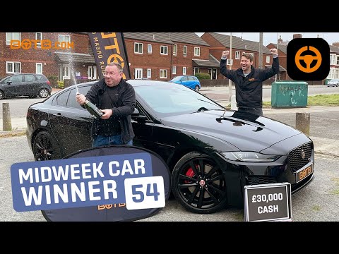 BOTB Midweek Car Competition Winner! Andy Bolton – Jaguar XE P300 R-Dynamic + £30k – Week 20 2021