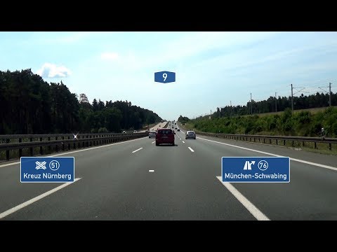 🇩🇪 A9: AK Nürnberg - AS München-Schwabing (3,5x)