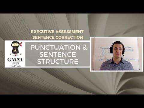 GMAT Ninja SC Ep 15: Punctuation & Sentence Structure