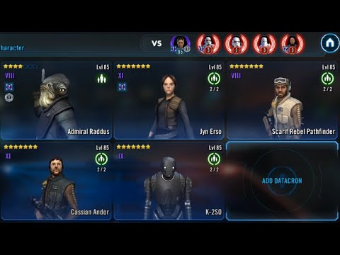 Admiral Raddus Omicron vs Iden Versio (TEST) | 5v5 Grand Arena | swgoh