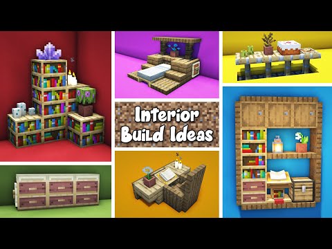 50+ Minecraft Interior Design Build Ideas!