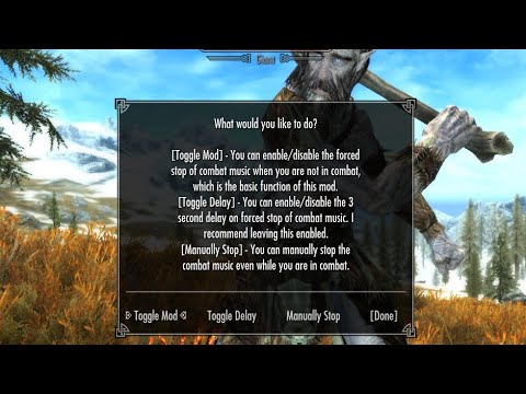PS4/5 SkyrimSE/AE "No More Annoying Looping Combat Music" BETA is available!