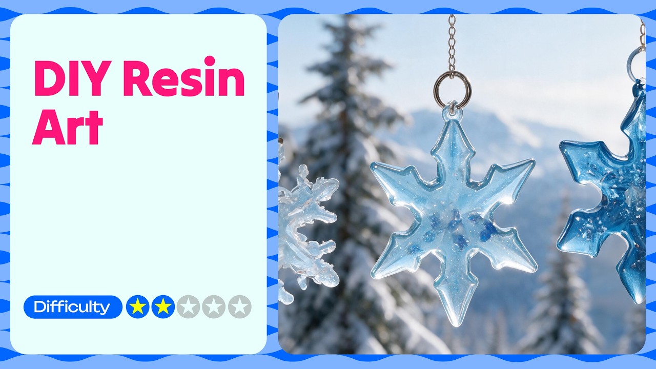 DIY Resin Art Tutorial video cover