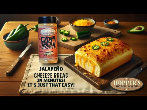 Jalapeño Cheese Bread Magic in Minutes! It's Just That Easy!
