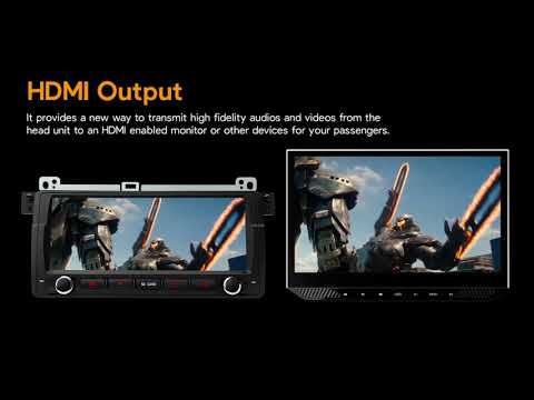 [PQS8046BL] 8.8" BMW/Rover/MG ZT Android Car Stereo with PX6 Processor CarPlay DSP 4K Video HDMI Out