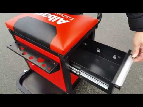 Werkstatt-Sitz Werkzeugwagen Hocker für Auto-Motorrad Reparatur