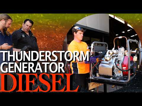 Malcolm Bendall's Thunderstorm Generator DIESEL Retrofit | Build & Testing Preview