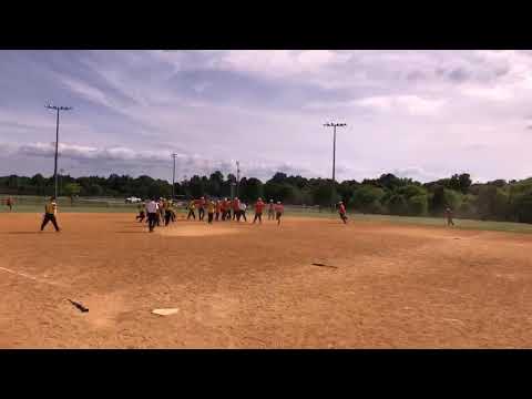 2019 USSSA - Maryland Major - Pure vs Maroadis incident, bench clearing- video clips!