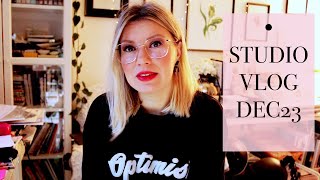 DEC23 Studio Vlog: Behind the Scenes of a Small Art Business!