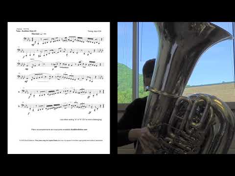All State Band High School (9-10) Tuba Solo - "Audition Solo 2C"