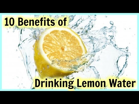 10 Beauty and Health Benefits of Drinking Lemon Water + DIY Lemon Infused Water! │ Video