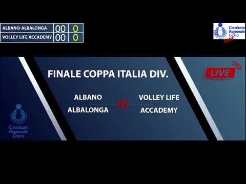 FINALE COPPA ITALIA DIV. F - Fipav Lazio: Albano Albalonga-Volley Life
