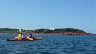 preview picture of video 'Kayak Tour from North Rustico Harbour, PEI in 2009.'