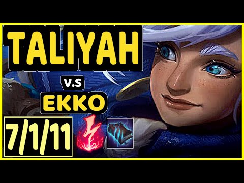 CLID (TALIYAH) vs EKKO - 7/1/11 KDA JUNGLE CHALLENGER GAMEPLAY - KR