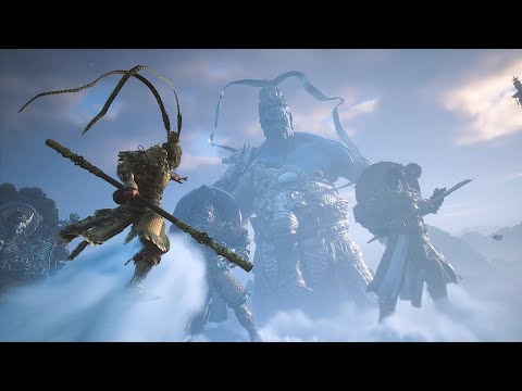 Monkey King vs Titan Army Fight Scene - Black Myth WUKONG