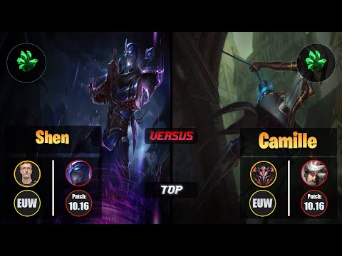 MagiFelix SHEN (Top) [Grasp of the Undying] VS CAMILLE - Grandmaster EUW Patch 10.16