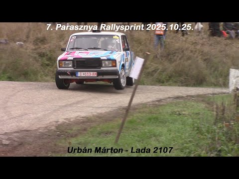 Urbán Márton - Lada 2107 7. Parasznya Rallysprint 2025.10.25.