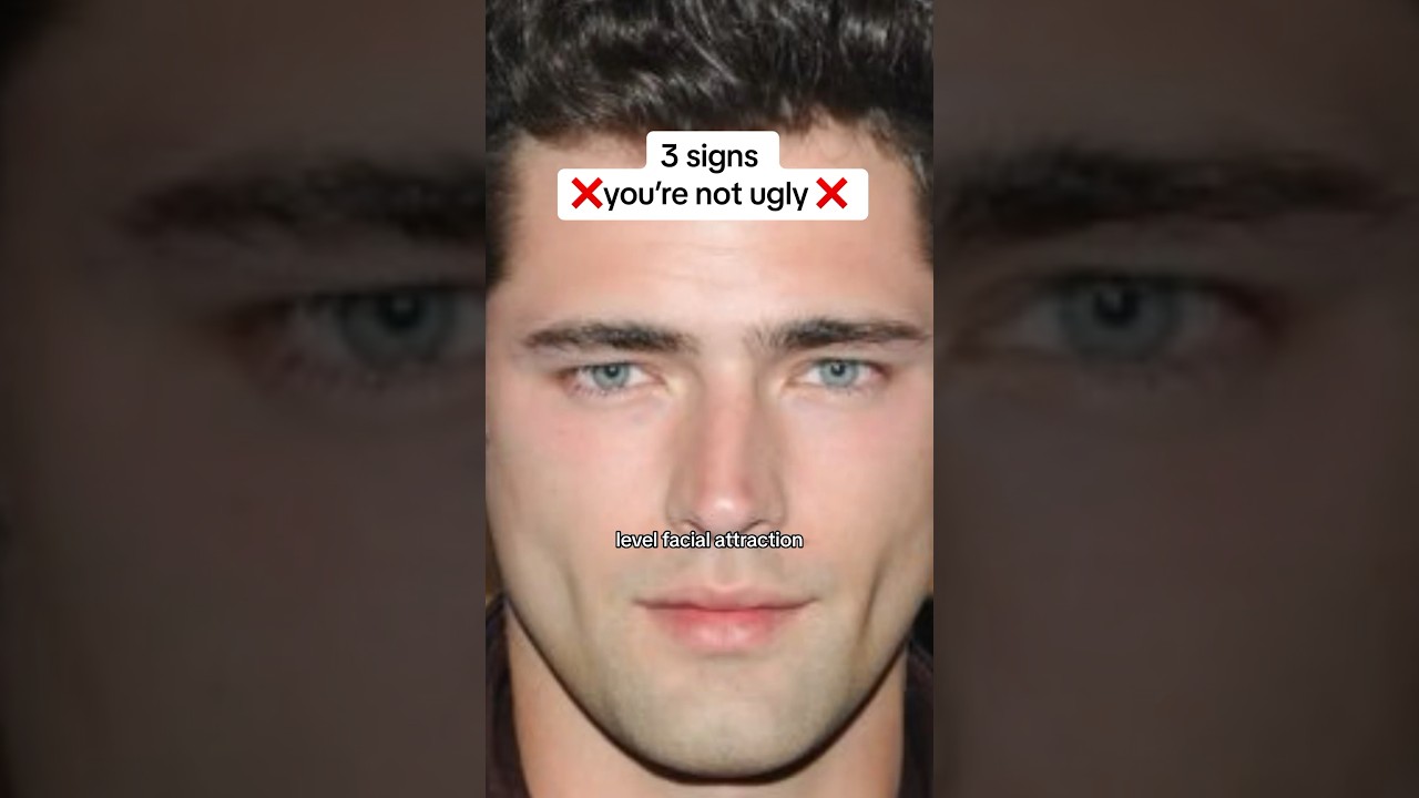3 signs of an attractive face 😱