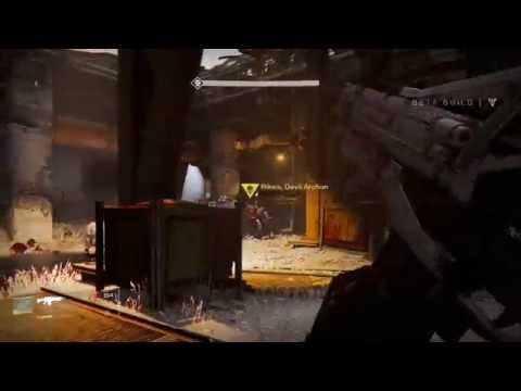 Destiny Beta Gameplay - Earth: Devil Archon Riksis Boss Battle (PS4)