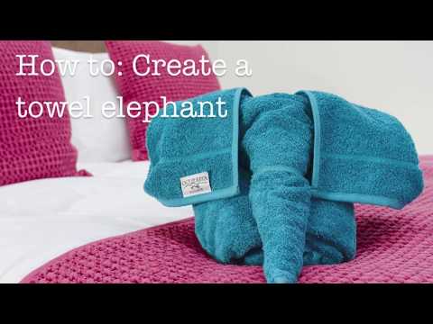 How To Make a Towel Elephant: Step-By-Step Tutorial