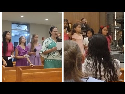 #Jovens e crianças louvando ao senhor Jesus# AD de Vila Pavão Espírito santo#