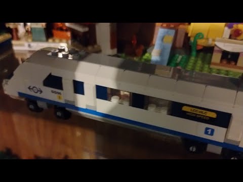 Building the Lego High-Speed Train set 40518