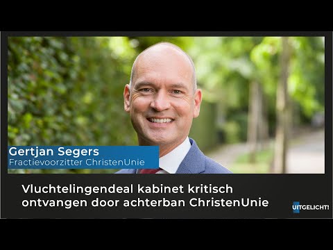 Uitgelicht! 11 september 2020 Fractievoorzitter ChristenUnie Gert-Jan Segers over Moria-deal