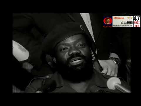Conferência de imprensa de Dr. Jonas Savimbi, líder da UNITA, sobre a assinatura do acordo do Alvor