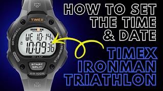 Set Time and Date on Timex IRONMAN Watch