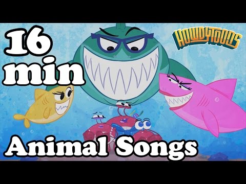 Animal Songs - Baby Shark, Elephants Have Wrinkles and More! - Songs For Children by Howdytoons