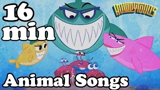 Animal Songs - Baby Shark, Elephants Have Wrinkles and More! - Songs For Children by Howdytoons