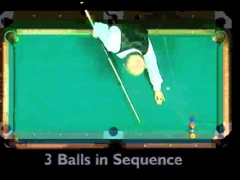 "Machine Gun" Lou Butera - 1 and 3 Ball Shots